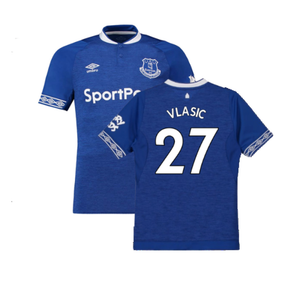 Everton 2018-19 Home Shirt (S) (Excellent) (Vlasic 27)_0