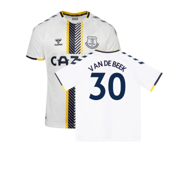 Everton 2021-22 Third Shirt (5XL) (Very Good) (VAN DE BEEK 30)