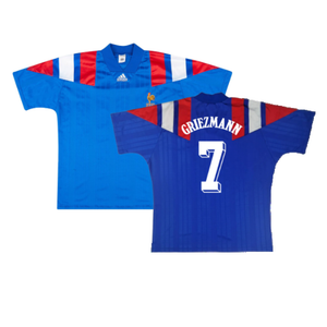 France 1992-94 Home Shirt (S) (Excellent) (GRIEZMANN 7)_0