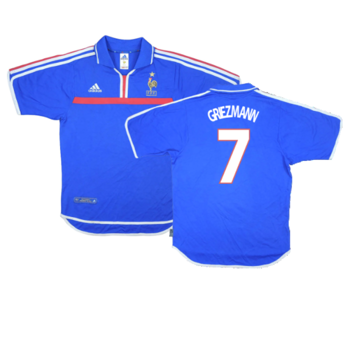 France 2000-02 Home Shirt (Very Good) (GRIEZMANN 7)