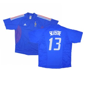 France 2002-04 Home Shirt (M) (Very Good) (Silvestre 13)_0