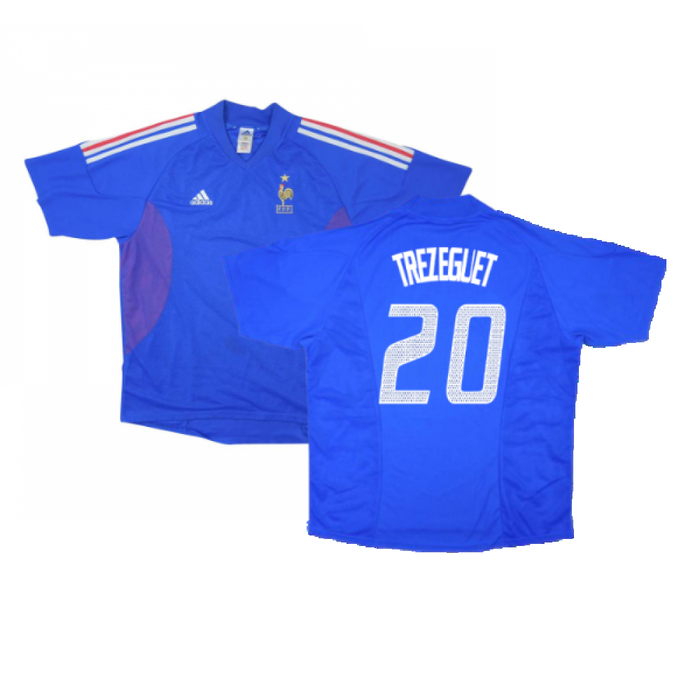 France 2002-04 Home Shirt (M) (Excellent) (Trezeguet 20)