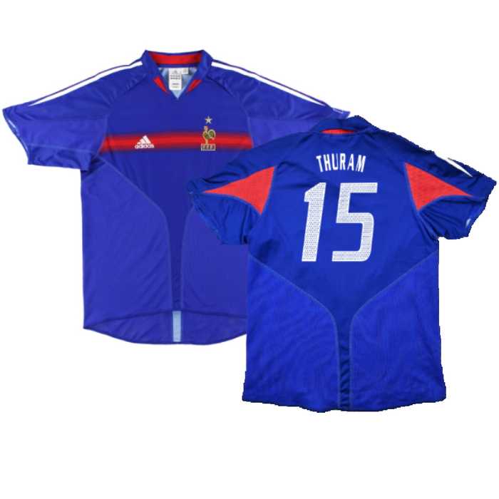 France 2004-06 Home Shirt (S) (Very Good) (Thuram 15)