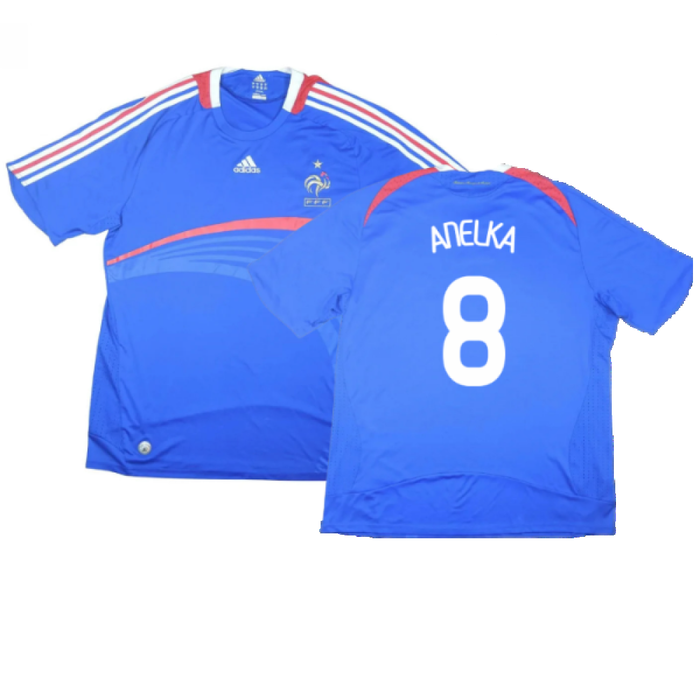 France 2007-08 Home Shirt (M) (Excellent) (Anelka 8)