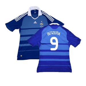 France 2008-09 Home Shirt (L) (Very Good) (Benzema 9)_0