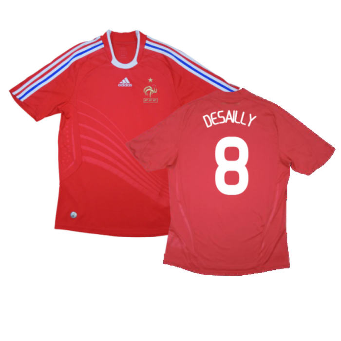 France 2008-10 Away Shirt (XL) (Excellent) (Desailly 8)