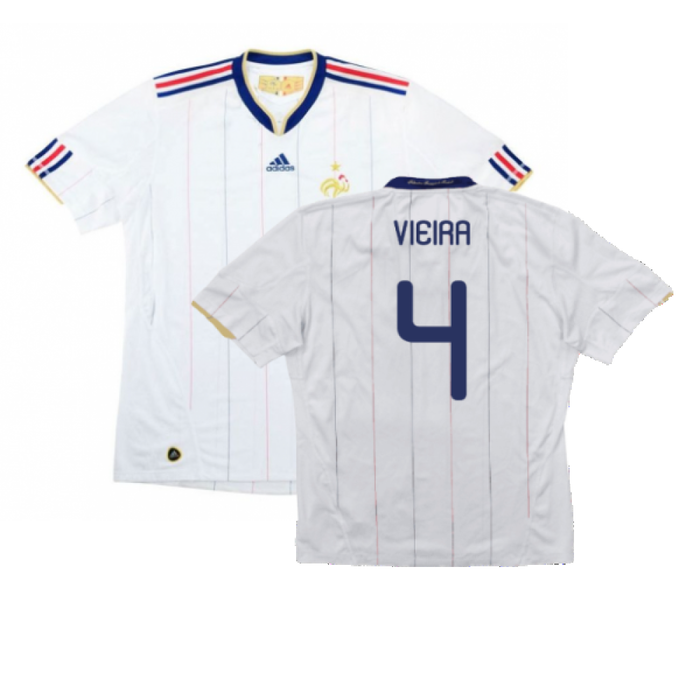 France 2010-11 Away Shirt (M) (Excellent) (VIEIRA 4)