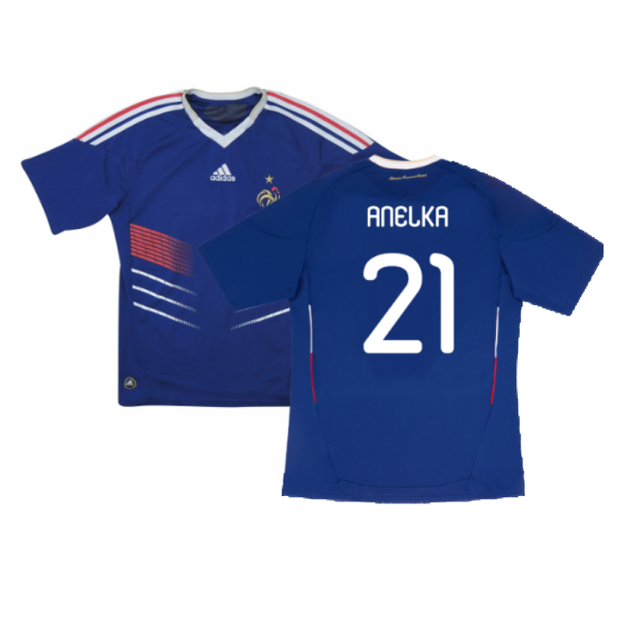 France 2010-11 Home Shirt (XL) (Very Good) (Anelka 21)