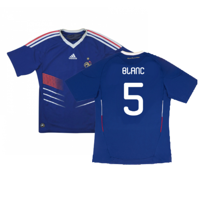 France 2010-11 Home Shirt (L) (Good) (BLANC 5)