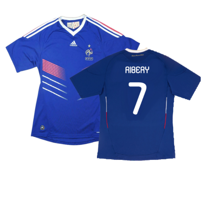 France 2010-2011 Home Shirt (L) (Excellent) (Ribery 7)