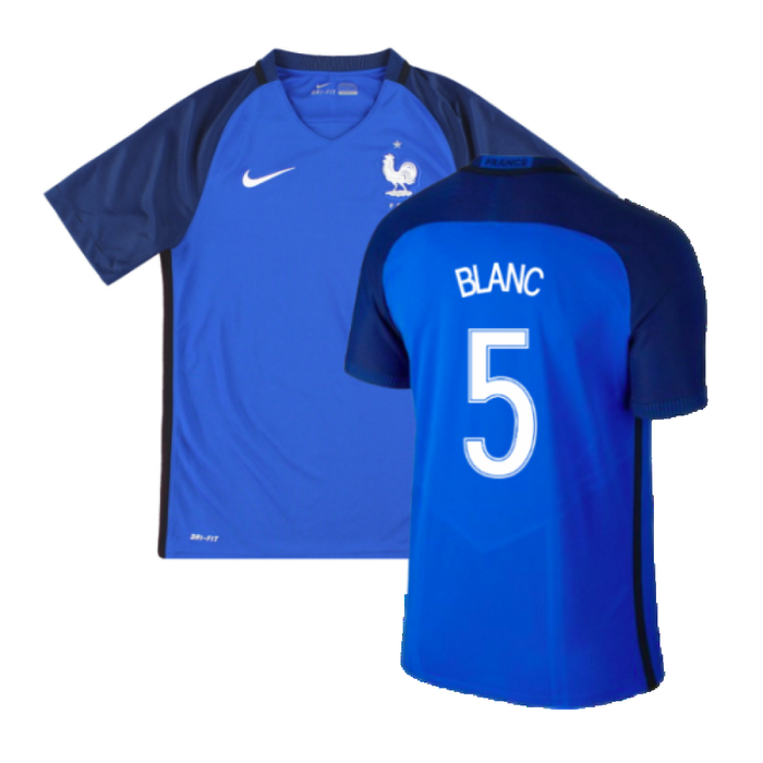 France 2016-17 Home Shirt (Good) (BLANC 5)