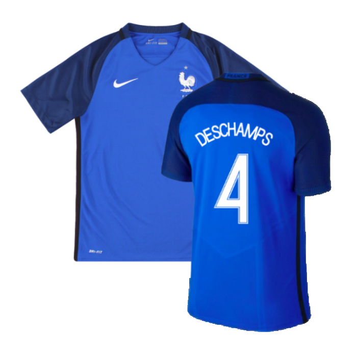 France 2016-17 Home Shirt (L) (Excellent) (DESCHAMPS 4)