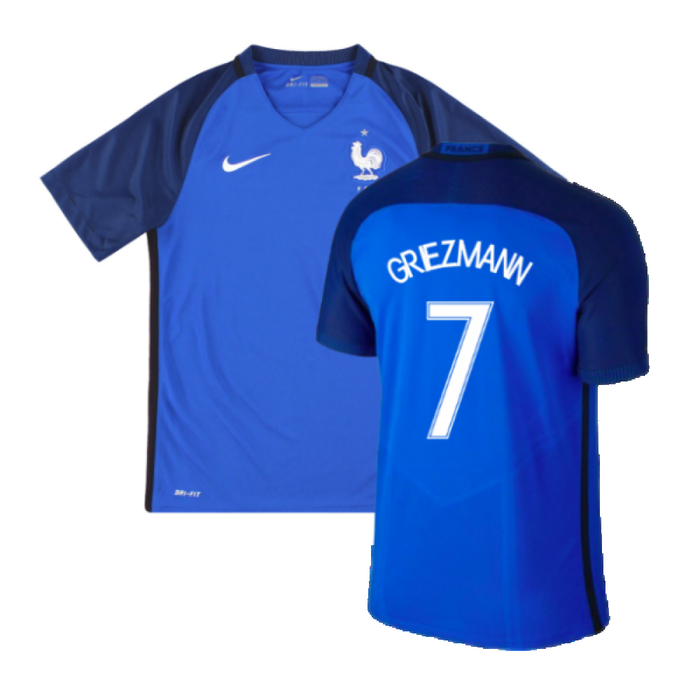 France 2016-17 Home Shirt (Good) (Griezmann 7)