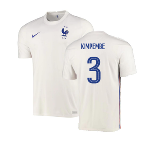 France 2020-21 Away Shirt (XXL) (Good) (Kimpembe 3)_0