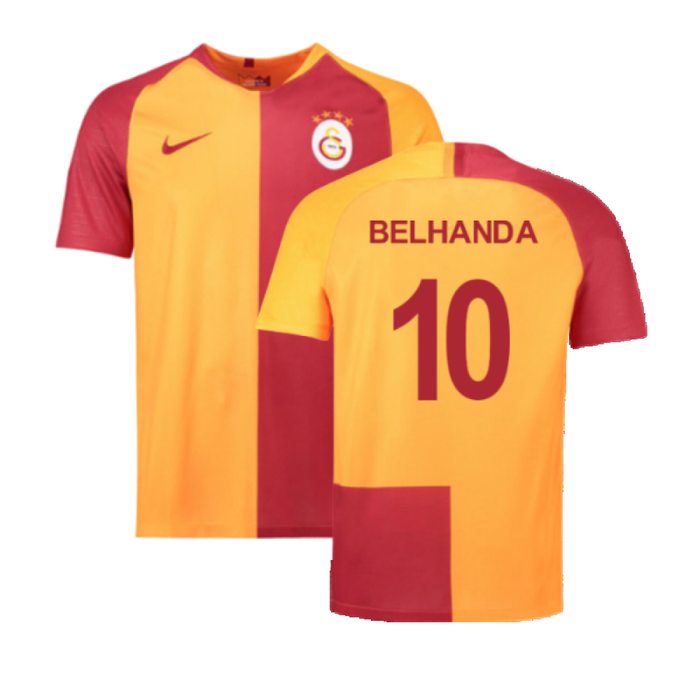 Galatasaray 2018-19 Home Shirt (2XL) (Excellent) (Belhanda 10)