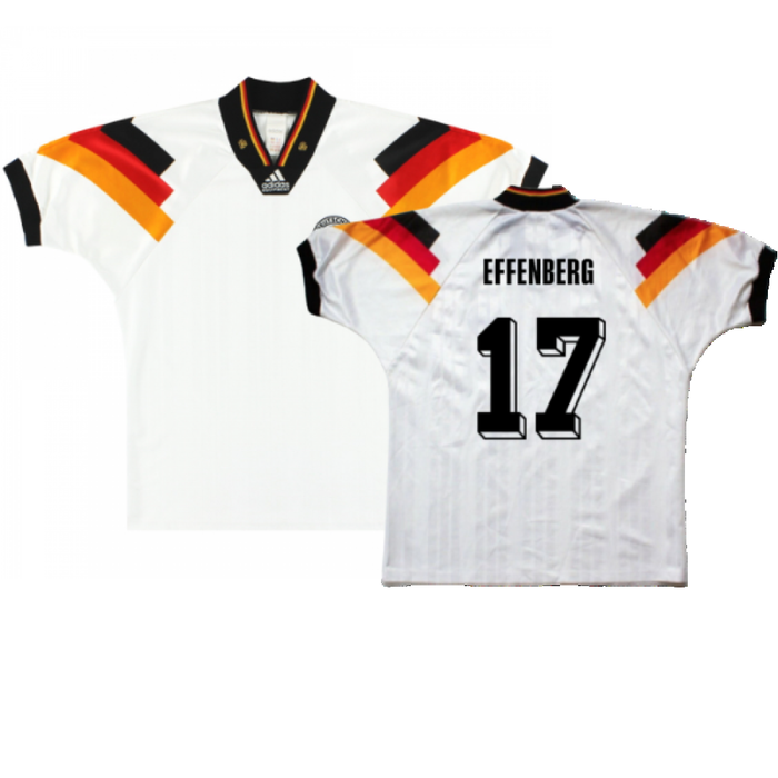 Germany 1992-93 Home Shirt (L) (Excellent) (Effenberg 17)