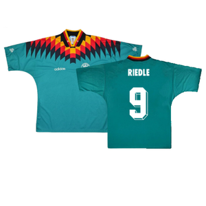 Germany 1994-96 Away Shirt (S) (Excellent) (RIEDLE 9)_0