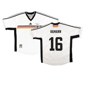 Germany 1998-00 Home Shirt (Very Good) (Hamann 16)_0