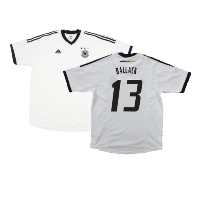 Germany 2002-03 Home Shirt (XL) (Good) (BALLACK 13)