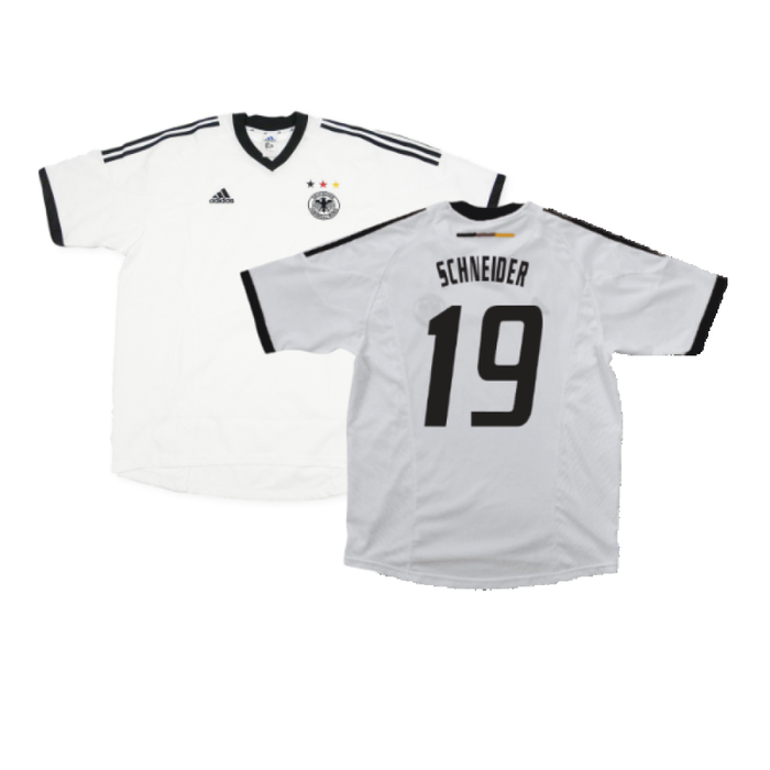 Germany 2002-03 Home Shirt (XL) (Good) (SCHNEIDER 19)