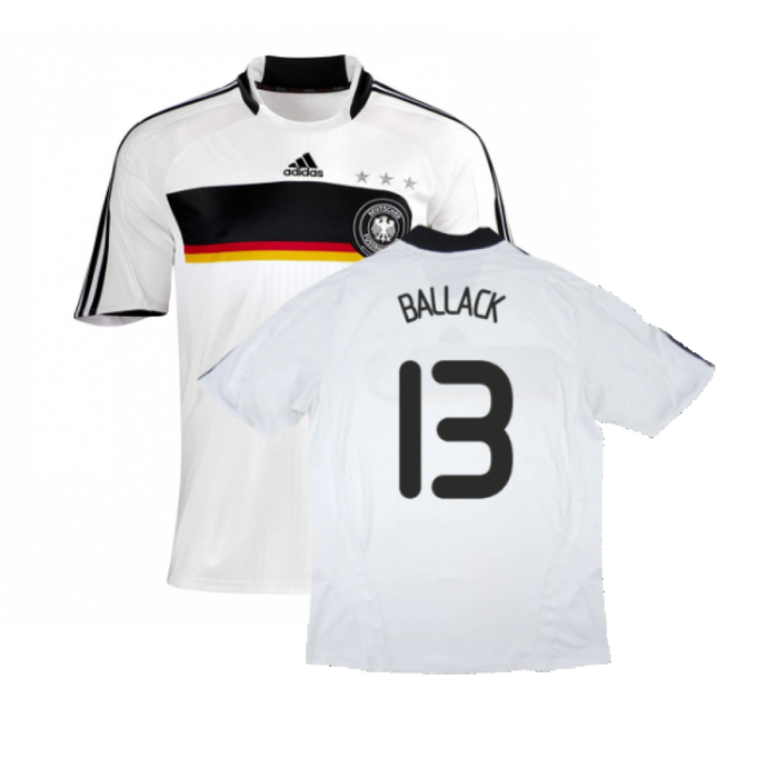 Germany 2008-09 Home Shirt (2XL) (Good) (BALLACK 13)