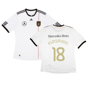 Germany 2010-11 Home Shirt with Mercedes Sponsor (L) (KLINSMANN 18) (Very Good)_0