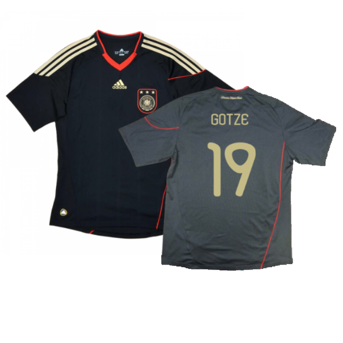 Germany 2010-12 Away Shirt (Excellent) (GOTZE 19)