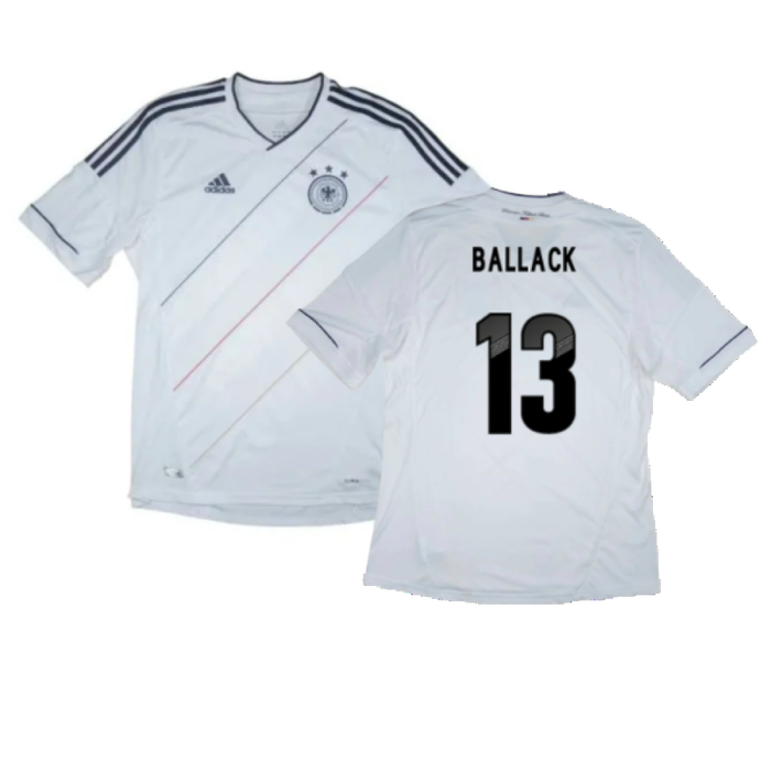 Germany 2012-13 Home Shirt (Excellent) (BALLACK 13)