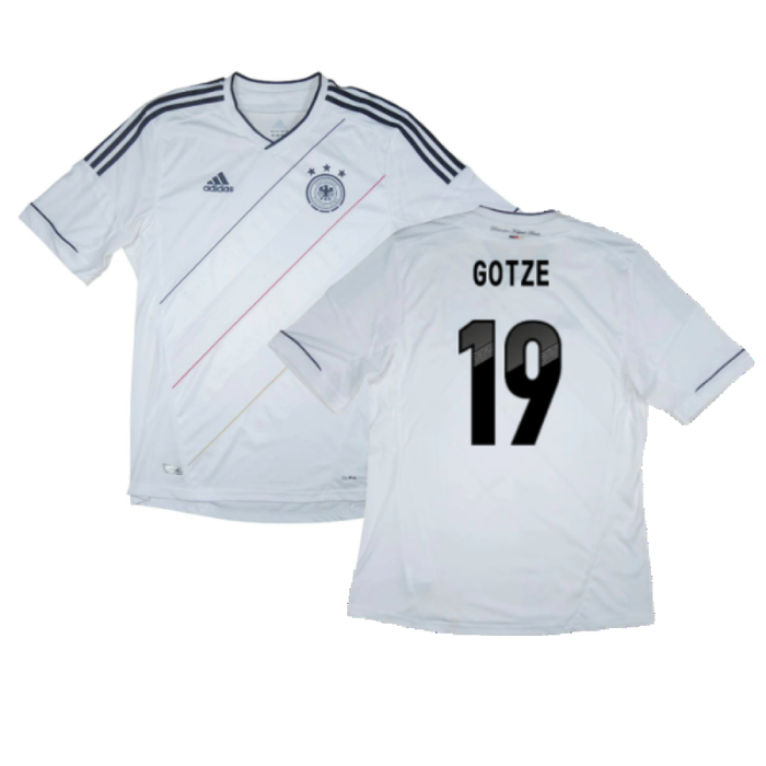 Germany 2012-13 Home Shirt (M) (Excellent) (Gotze 19)