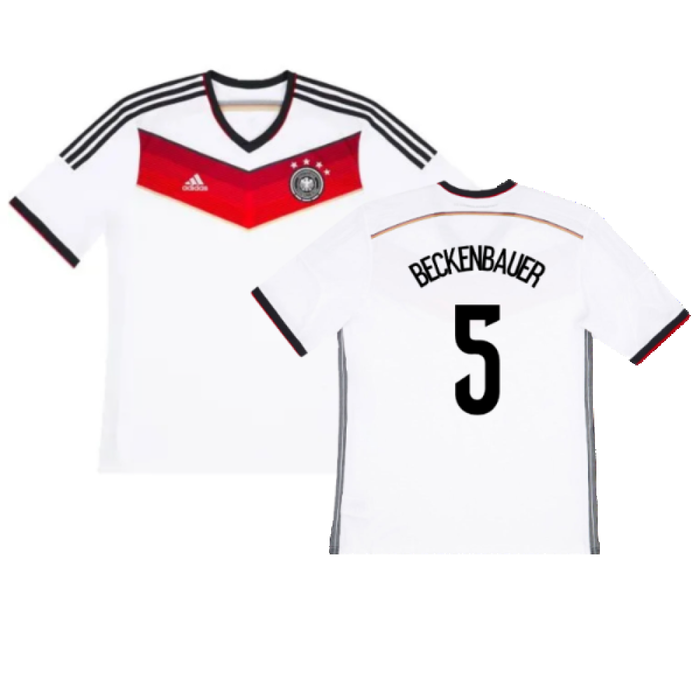 Germany 2014-15 Home Shirt (L) (Excellent) (Beckenbauer 5)