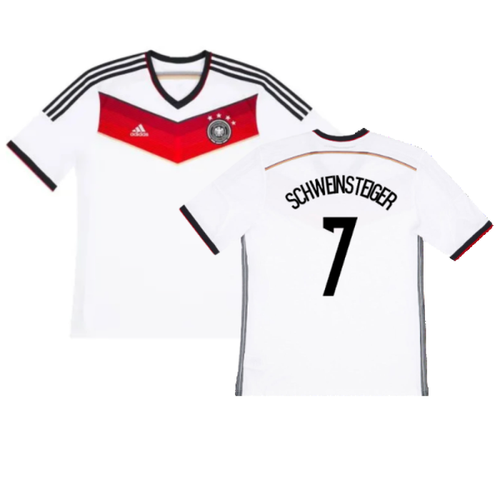 Germany 2014-15 Home Shirt (S) (Good) (Schweinsteiger 7)