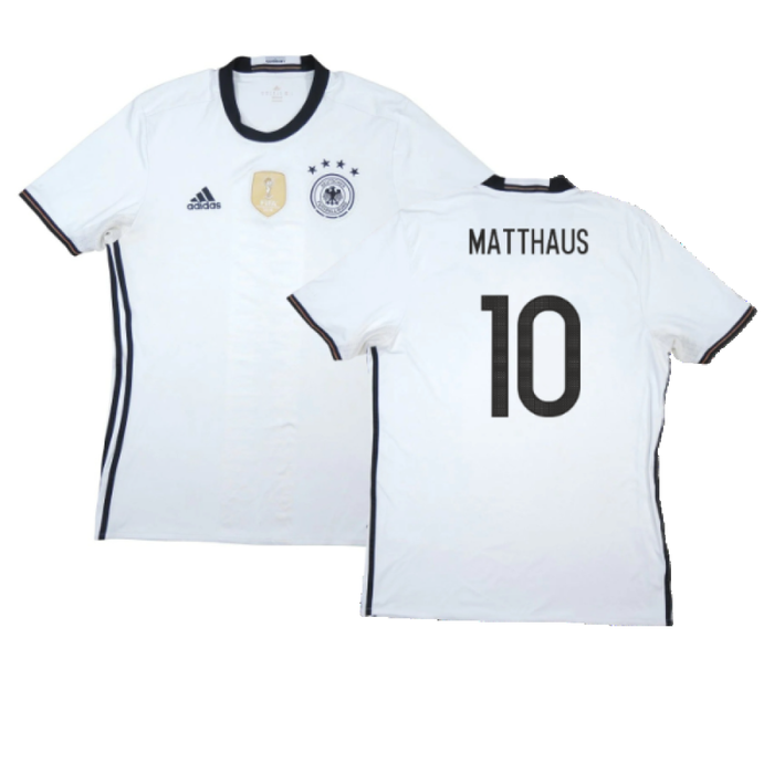 Germany 2016-17 Home Shirt (L) (Good) (Matthaus 10)