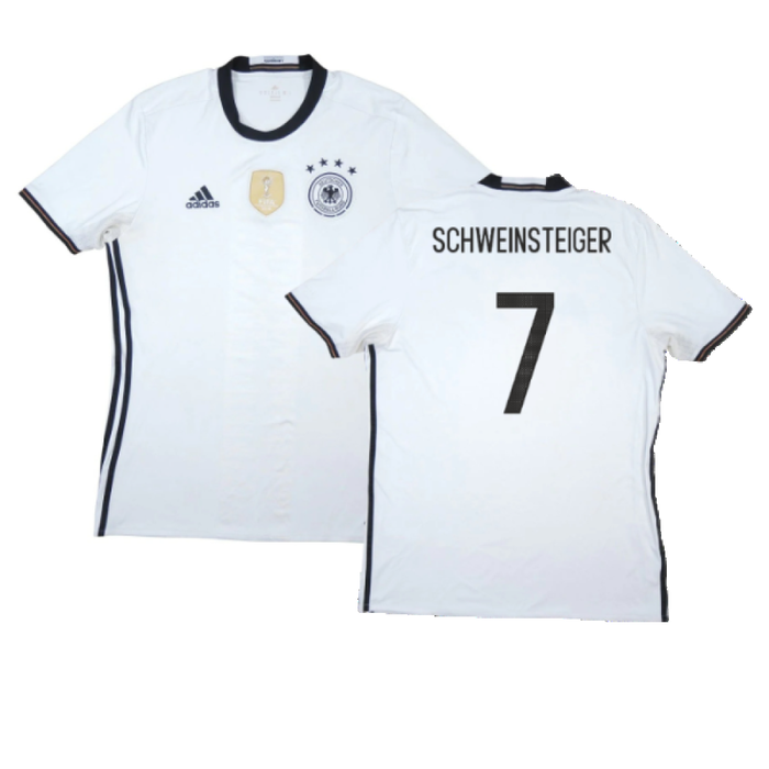 Germany 2016-17 Home Shirt (Very Good) (Schweinsteiger 7)