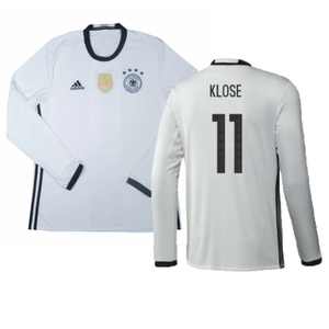 Germany 2016-17 Long Sleeve Home Shirt (Very Good) (Klose 11)_0