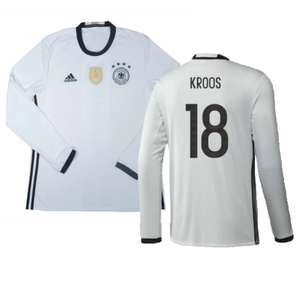Germany 2016-17 Long Sleeve Home Shirt (Very Good) (Kroos 18)_0