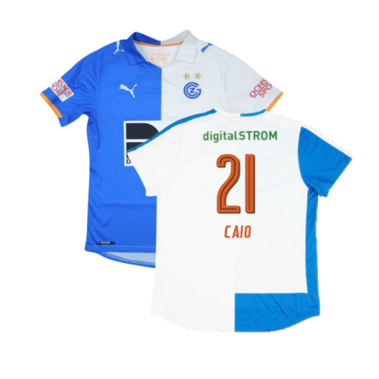 Grasshoppers 2016-17 Home Shirt (S) (Very Good) (Caio 21)_0