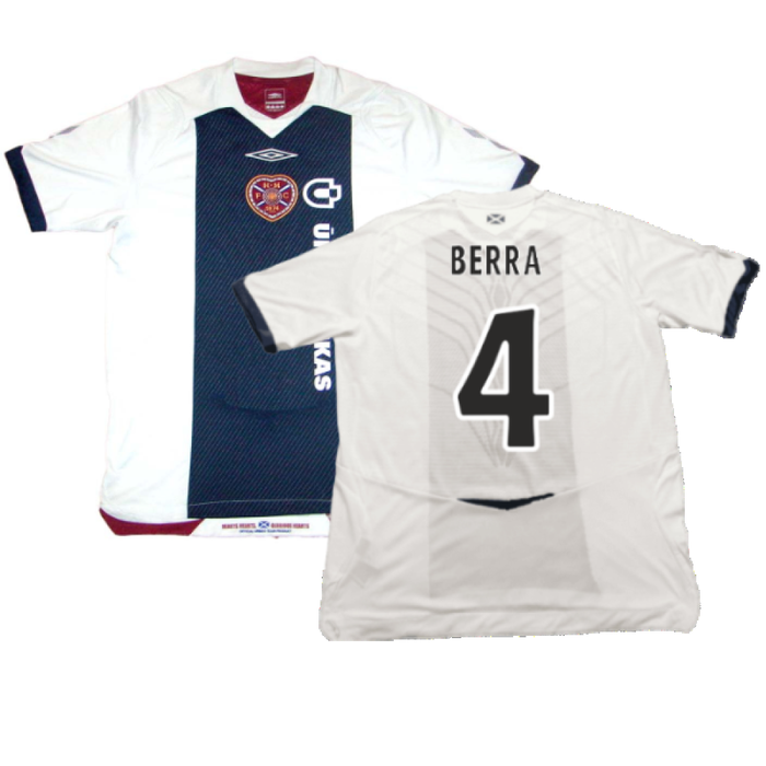 Hearts 2008-09 Away Shirt (XXL) (BNWT) (Berra 4)