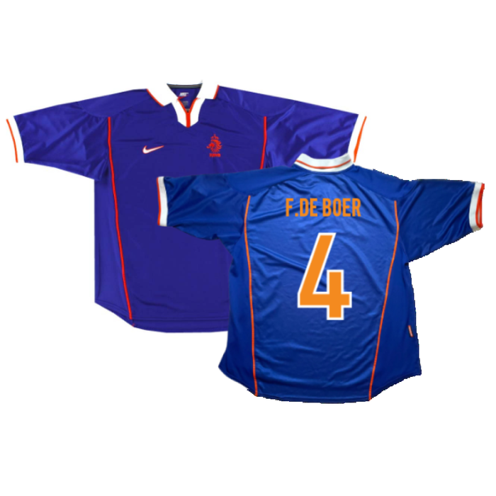 Holland 1998-2000 Away (M) (Excellent) (F.De Boer 4)