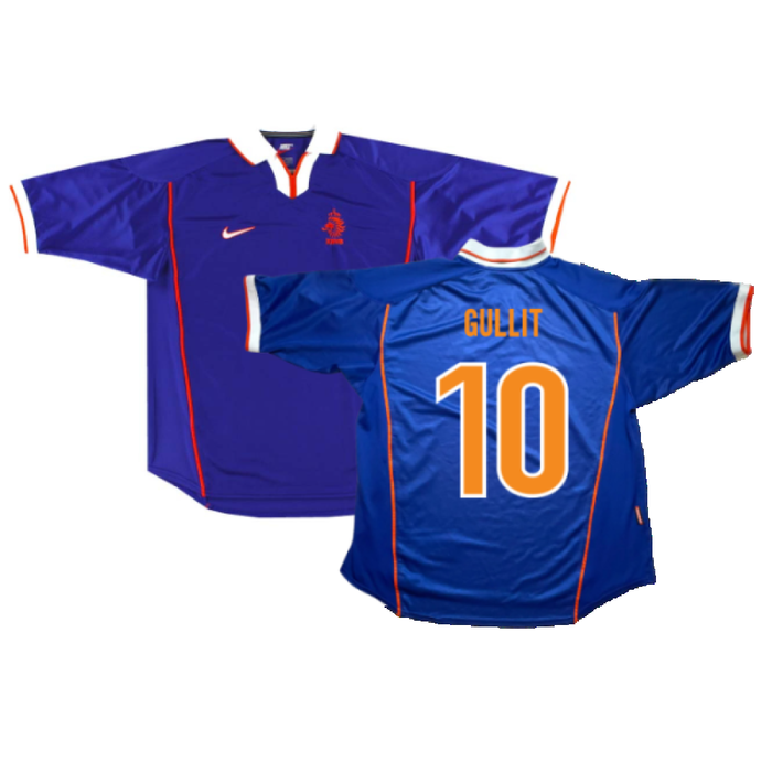 Holland 1998-2000 Away (M) (Excellent) (Gullit 10)