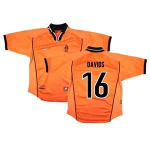 Holland 1998-1999 Home Shirt (M) (Good) (Davids 16)_0