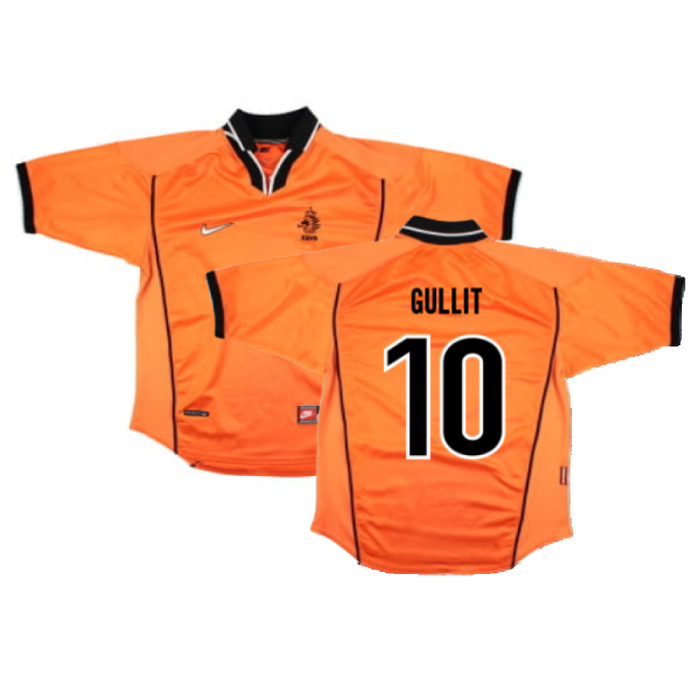 Holland 1998-1999 Home Shirt (M) (Good) (Gullit 10)