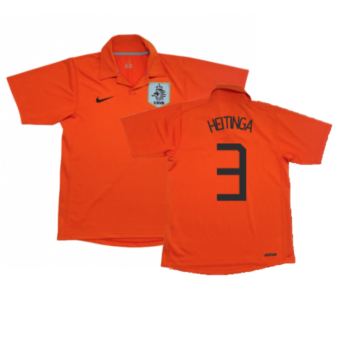 Holland 2006-08 Home Shirt (S) (Excellent) (Heitinga 3)