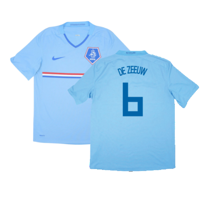 Holland 2008-09 Away Shirt (S) (Good) (De Zeeuw 6)