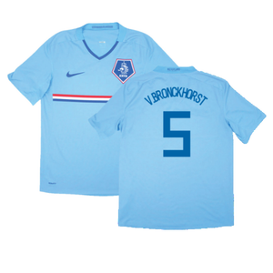 Holland 2008-10 Away Shirt (Excellent) (V.Bronckhorst 5)_0