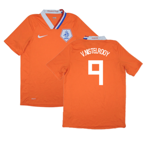 Holland 2008-10 Home Shirt (Very Good) (V.Nistelrooy 9)_0