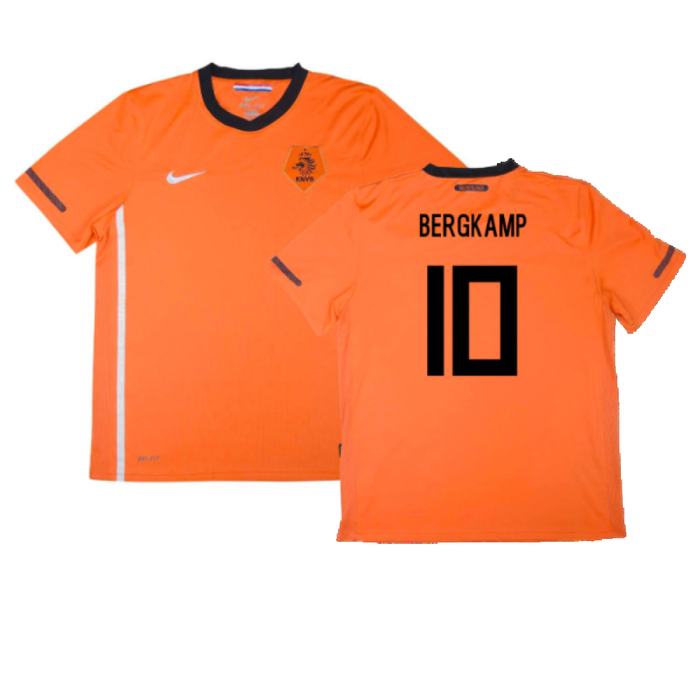 Holland 2010-11 Home Shirt (S) (Excellent) (Bergkamp 10)