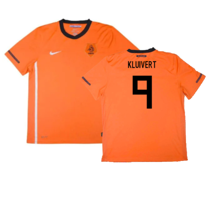 Holland 2010-11 Home Shirt (M) (Mint) (Kluivert 9)