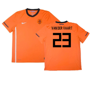 Holland 2010-11 Home Shirt (M) (Mint) (Van Der Vaart 23)_0