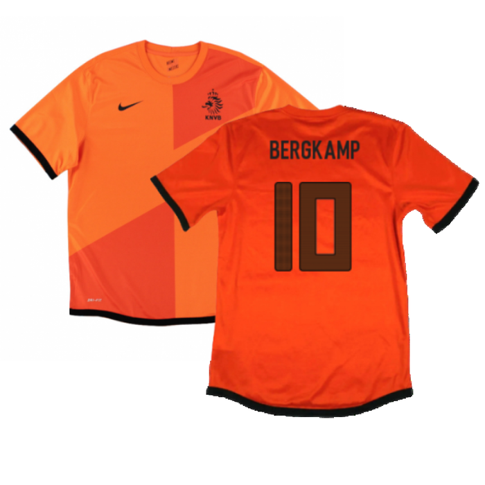 Holland 2012-14 Home Shirt (M) (Mint) (Bergkamp 10)