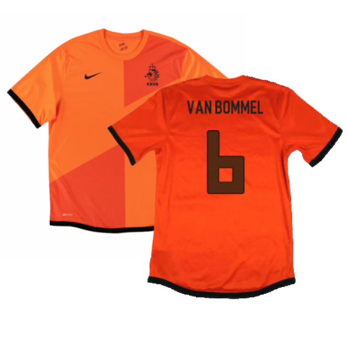 Holland 2012-13 Home Shirt (Excellent) (Van Bommel 6)